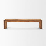 Tahira Rectangular Recycled Wooden Bench from Mercana - Luna Furniture