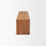 Tahira Rectangular Recycled Wooden Bench from Mercana - Luna Furniture