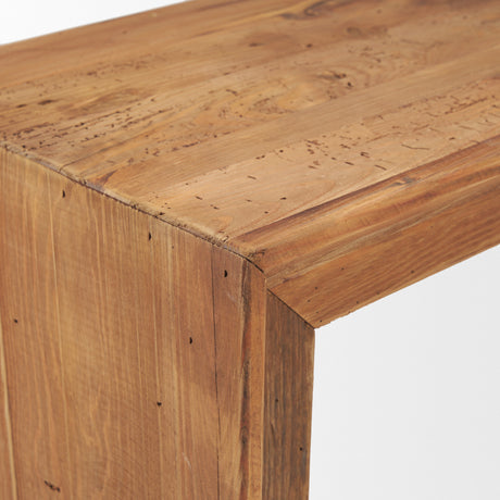 Tahira Rectangular Recycled Wooden Bench from Mercana - Luna Furniture