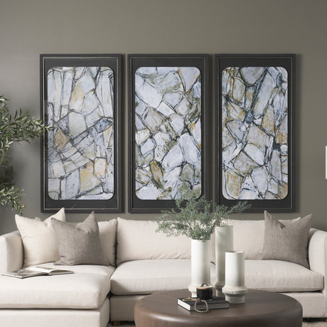 Morning Light I by Mercana Studio a Hand Embellished Framed Art Print Matted under Glass from Mercana - Luna Furniture