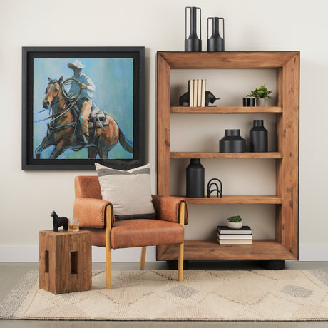 Tosca Small Matte Black Metal Vase from Mercana - Luna Furniture