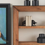 Tauro III (Set of 2) 10L x 5W Black Cast Aluminum Raging Bull Bookends from Mercana - Luna Furniture