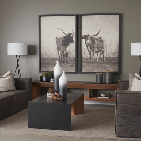 w/ Black Ombre Metal Vase from Mercana - Luna Furniture