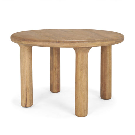 Soma 48" Light Brown Mango Wood Round Dining Table from Mercana - Luna Furniture