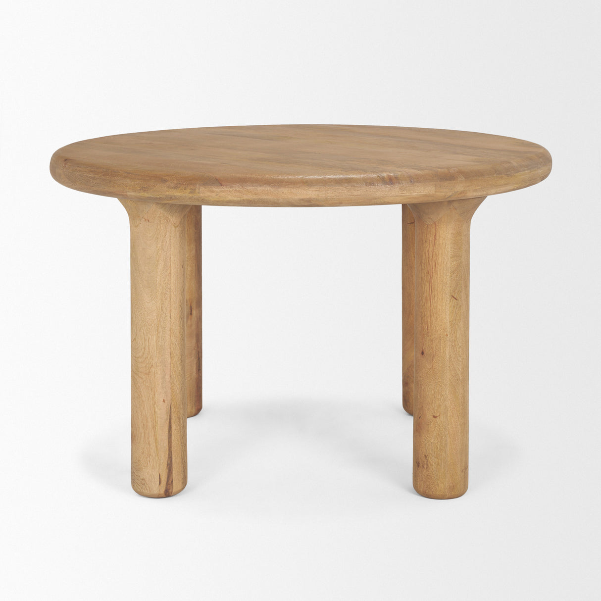 Soma 48" Light Brown Mango Wood Round Dining Table from Mercana - Luna Furniture