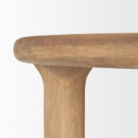 Soma 48" Light Brown Mango Wood Round Dining Table from Mercana - Luna Furniture