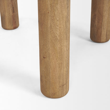 Soma 48" Light Brown Mango Wood Round Dining Table from Mercana - Luna Furniture