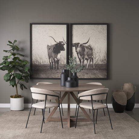 Tosca Small Matte Black Metal Vase from Mercana - Luna Furniture