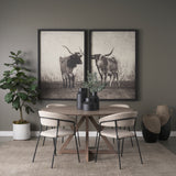 Tosca Tall Matte Black Metal Vase from Mercana - Luna Furniture