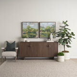 Twyla Tall Cream Glazed Floor Ceramic Vase from Mercana - Luna Furniture