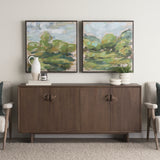 Vibrant View II by Mercana Studio a Hand Embellished Textured Canvas from Mercana - Luna Furniture