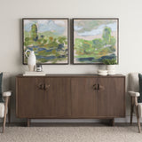 Vibrant View III by Mercana Studio a Hand Embellished Textured Canvas from Mercana - Luna Furniture