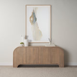 Dylan Tall Textured Off White w/ Handles Ceramic Vase from Mercana - Luna Furniture