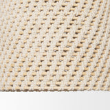 Tosha 1-Light Cotton Rope Bell Pendant from Mercana - Luna Furniture