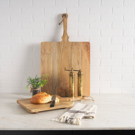 Khana Natural Solid Wood Square Serving Boards from Mercana - Luna Furniture