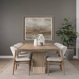 Tyrus Large Textured Matte White w/ Speckling Ceramic Vase from Mercana - Luna Furniture