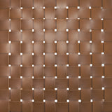 Shane Brown Wood w/ Woven Brown Leather Dining Armchair from Mercana - Luna Furniture