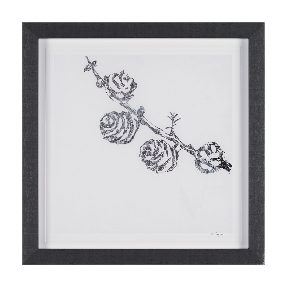 Evergreen Branches III by Mercana Studio a Hand Embellished Framed Art Print Matted under Glass from Mercana - Luna Furniture
