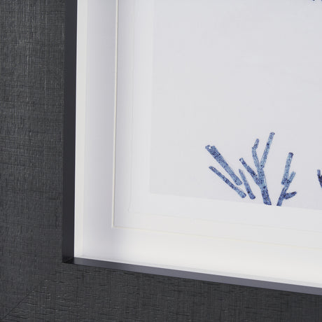 Evergreen Branches IV by Mercana Studio a Hand Embellished Framed Art Print Matted under Glass from Mercana - Luna Furniture
