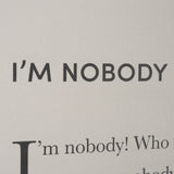 I'm Nobody by Mercana Studio a Hand Embellished Framed Art Print Matted under Glass from Mercana - Luna Furniture
