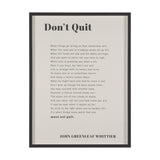 Don't Quit by Mercana Studio a Hand Embellished Framed Art Print Matted under Glass from Mercana - Luna Furniture
