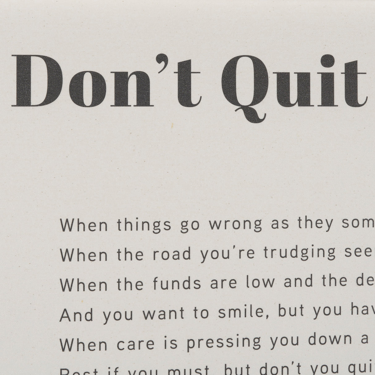 Don't Quit by Mercana Studio a Hand Embellished Framed Art Print Matted under Glass from Mercana - Luna Furniture