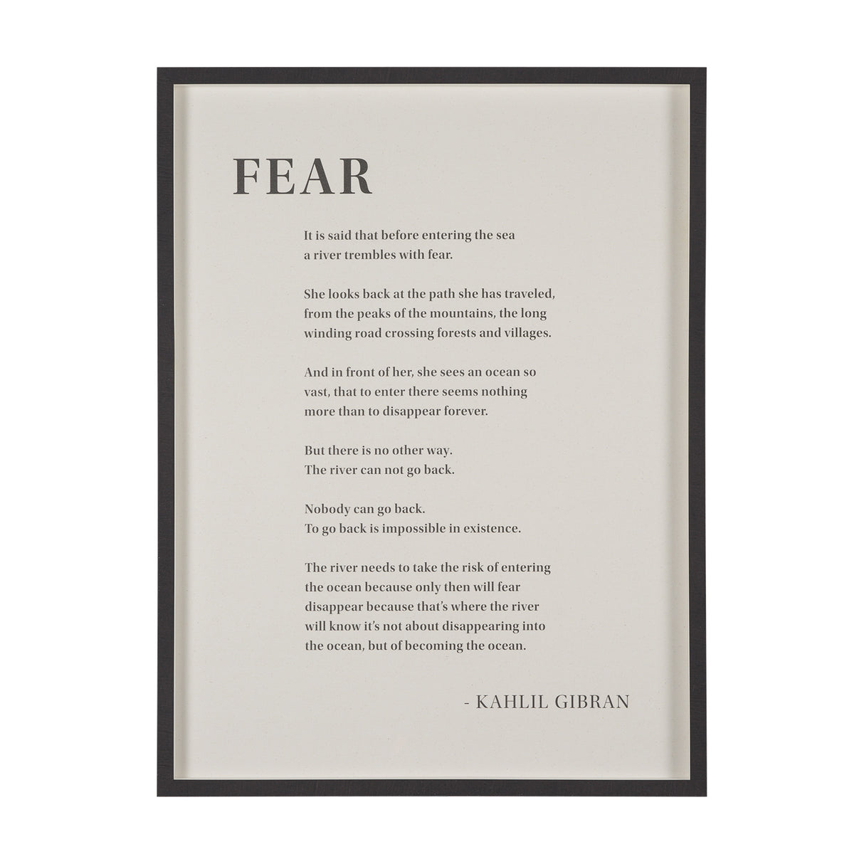 Fear by Mercana Studio a Hand Embellished Framed Art Print Matted under Glass from Mercana - Luna Furniture