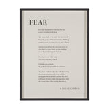 Fear by Mercana Studio a Hand Embellished Framed Art Print Matted under Glass from Mercana - Luna Furniture