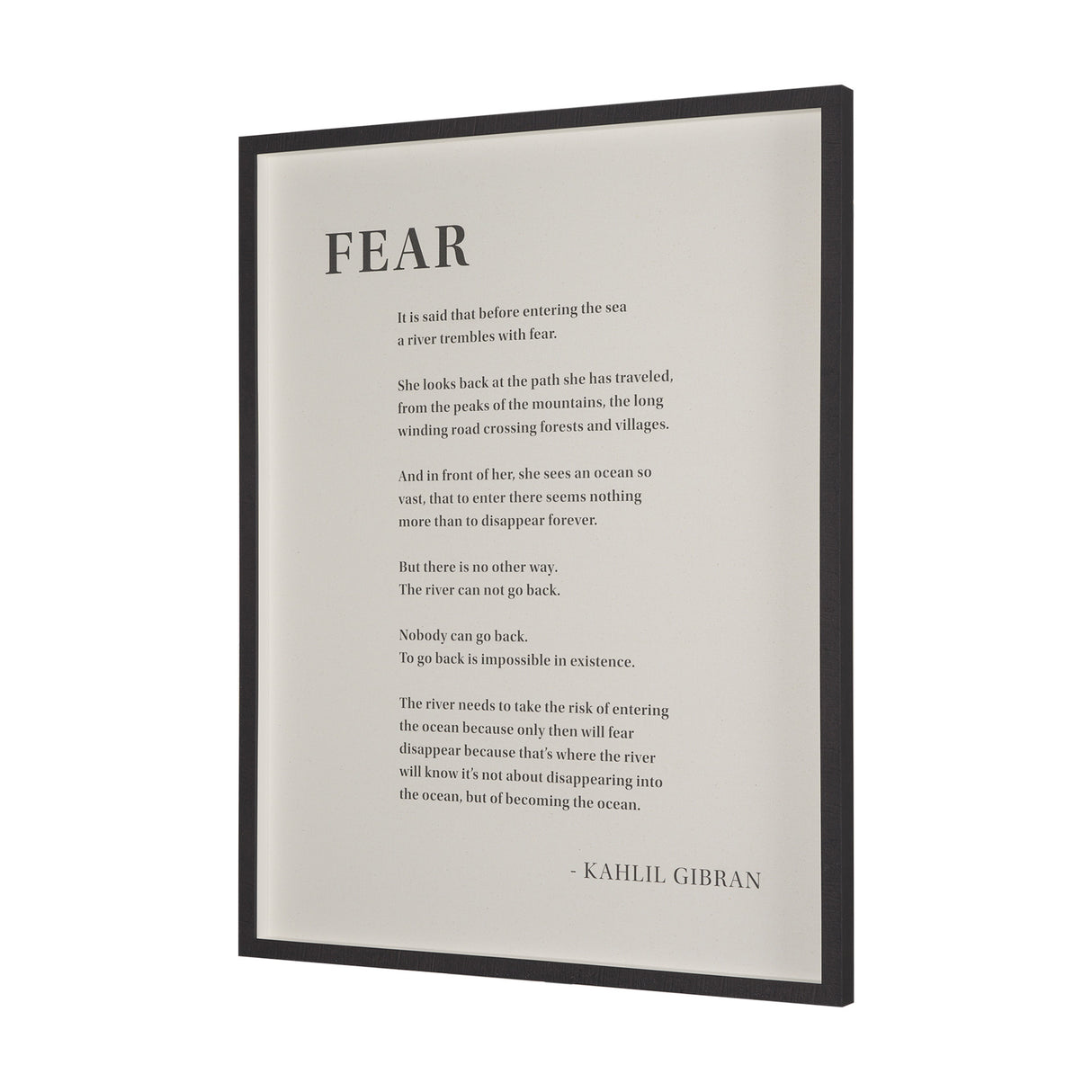Fear by Mercana Studio a Hand Embellished Framed Art Print Matted under Glass from Mercana - Luna Furniture