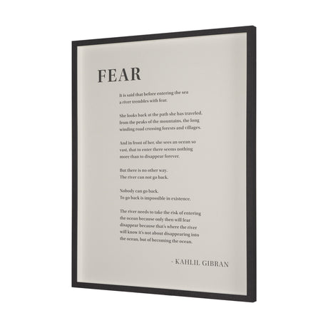 Fear by Mercana Studio a Hand Embellished Framed Art Print Matted under Glass from Mercana - Luna Furniture