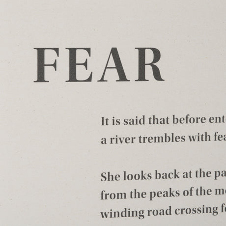 Fear by Mercana Studio a Hand Embellished Framed Art Print Matted under Glass from Mercana - Luna Furniture