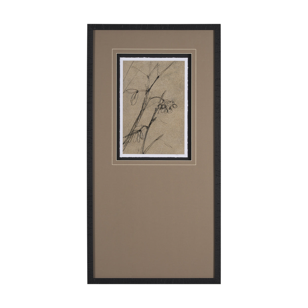 Black Chokecherry 1 by Mercana Studio a Hand Embellished Framed Art Print Matted under Glass from Mercana - Luna Furniture