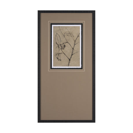 Black Chokecherry 2 by Mercana Studio a Hand Embellished Framed Art Print Matted under Glass from Mercana - Luna Furniture