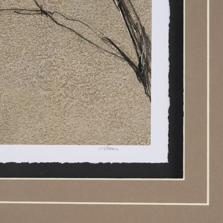 Black Chokecherry 2 by Mercana Studio a Hand Embellished Framed Art Print Matted under Glass from Mercana - Luna Furniture