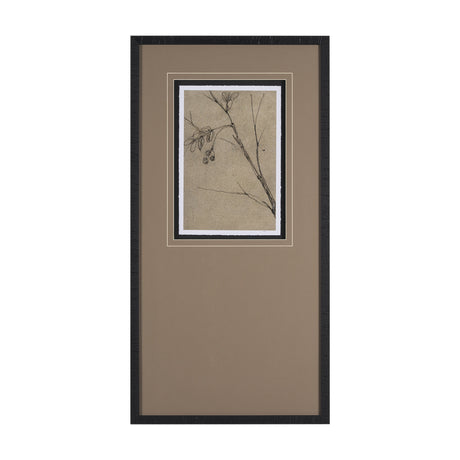 Black Chokecherry 3 by Mercana Studio a Hand Embellished Framed Art Print Matted under Glass from Mercana - Luna Furniture