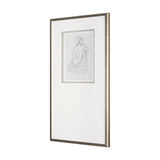 Sitting Model I by Mercana Studio a Hand Embellished Framed Art Print Matted under Glass from Mercana - Luna Furniture