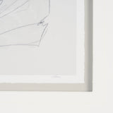 Sitting Model I by Mercana Studio a Hand Embellished Framed Art Print Matted under Glass from Mercana - Luna Furniture