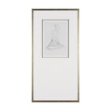Sitting Model II by Mercana Studio a Hand Embellished Framed Art Print Matted under Glass from Mercana - Luna Furniture