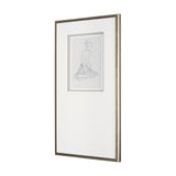 Sitting Model II by Mercana Studio a Hand Embellished Framed Art Print Matted under Glass from Mercana - Luna Furniture