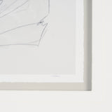 Sitting Model II by Mercana Studio a Hand Embellished Framed Art Print Matted under Glass from Mercana - Luna Furniture