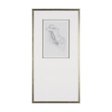 Sitting Model III by Mercana Studio a Hand Embellished Framed Art Print Matted under Glass from Mercana - Luna Furniture