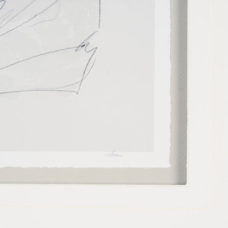 Sitting Model III by Mercana Studio a Hand Embellished Framed Art Print Matted under Glass from Mercana - Luna Furniture