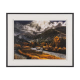 Summit Trail by Bobbie Goodrich a Hand Embellished Framed Photo Art Print Matted under Glass from Mercana - Luna Furniture