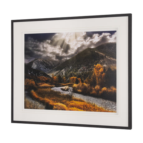 Summit Trail by Bobbie Goodrich a Hand Embellished Framed Photo Art Print Matted under Glass from Mercana - Luna Furniture