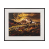 Peak Pursuit by Bobbie Goodrich a Hand Embellished Framed Photo Art Print Matted under Glass from Mercana - Luna Furniture