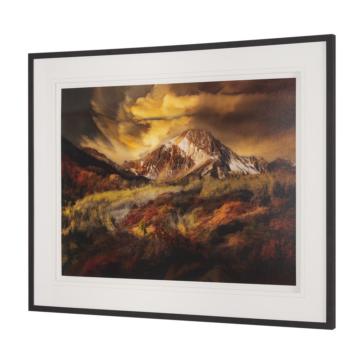 Peak Pursuit by Bobbie Goodrich a Hand Embellished Framed Photo Art Print Matted under Glass from Mercana - Luna Furniture