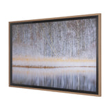 Riverside Reflection - Forest by Mikael Svensson a Framed Photo Art Print Matted under Glass from Mercana - Luna Furniture