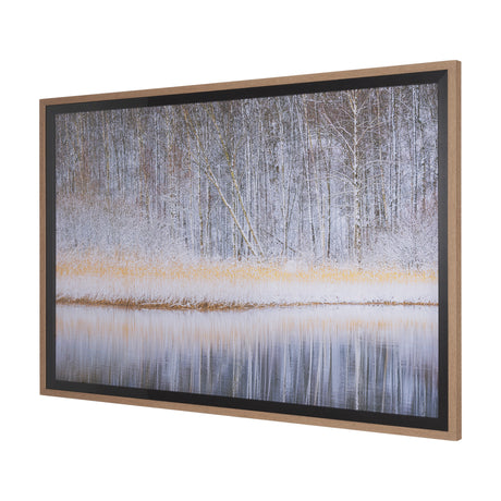 Riverside Reflection - Forest by Mikael Svensson a Framed Photo Art Print Matted under Glass from Mercana - Luna Furniture