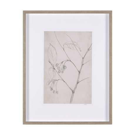 Chokecherry 2 by Mercana Studio a Hand Embellished Framed Art Print Matted under Glass from Mercana - Luna Furniture