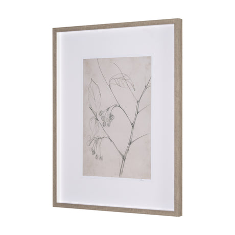 Chokecherry 2 by Mercana Studio a Hand Embellished Framed Art Print Matted under Glass from Mercana - Luna Furniture